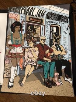 Pearl Jam Wrigley Field Chicago 2016 Faile Poster SE Print MINT/NM