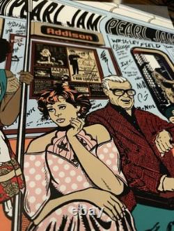 Pearl Jam Wrigley Field Chicago 2016 Faile Poster SE Print MINT/NM