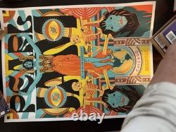 Pearl Jam Wrigley Field Chicago 2024 Poster Justine McAllister Dark Matter Tour
