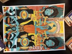 Pearl Jam Wrigley Field Chicago 2024 Poster Justine McAllister Dark Matter Tour