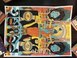 Pearl Jam Wrigley Field Chicago 2024 Poster Justine McAllister Dark Matter Tour