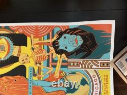 Pearl Jam Wrigley Field Chicago 2024 Poster Justine McAllister Dark Matter Tour