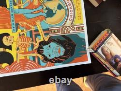 Pearl Jam Wrigley Field Chicago 2024 Poster Justine McAllister Dark Matter Tour