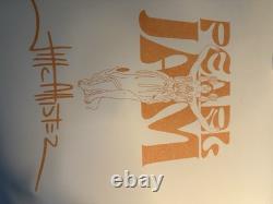 Pearl Jam Wrigley Field Chicago 2024 Poster Justine McAllister Dark Matter Tour