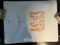 Pearl Jam Wrigley Field Chicago 2024 Poster Justine McAllister Dark Matter Tour