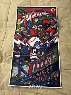 Pearl Jam Wrigley Field Chicago Concert Poster 2016 Brad Klausen