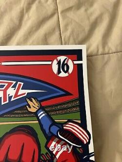 Pearl Jam Wrigley Field Chicago Concert Poster 2016 Brad Klausen