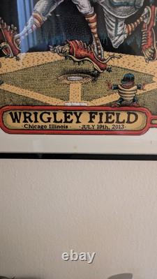 Pearl Jam Wrigley Field Concert Poster 2013 Very Rare