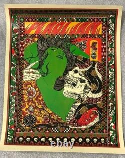 Pearl Jam art print New York Central Park 2015 Brokenfingaz framed 18x24 NYC