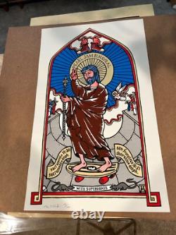 Pearl Jam concert poster VERY RARE S/N 10/30 & 10/31/2000