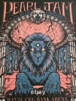 Pearl Jam poster Baltimore Artist's Edition S/N Gallagher /100