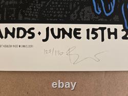 Pearl Jam poster Landgraaf AMES 6/15/18 S/N XX /130 MINT