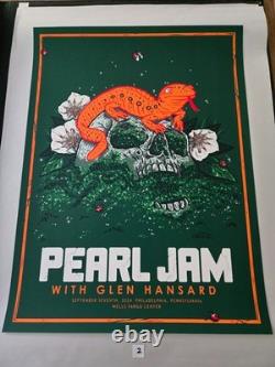 Pearl Jam poster Philadelphia 2024 Todd Batrud MINT Show Edition