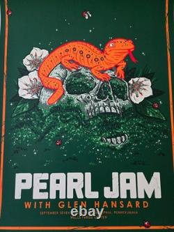 Pearl Jam poster Philadelphia 2024 Todd Batrud MINT Show Edition