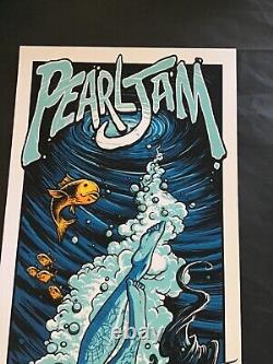 Pearl Jam poster San Diego 2013 NM Foo Fighters Klausen Sperry Emek Zoltron RSD