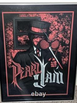 Pearl Jam poster September 2009 Salt Lake City Brad Klausen Poster SIGNED SN