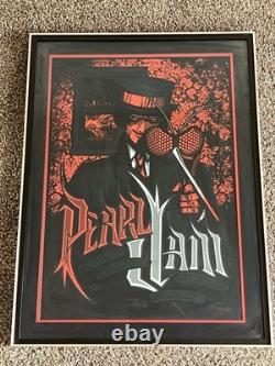 Pearl Jam poster September 2009 Salt Lake City Brad Klausen Poster SIGNED SN