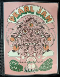 Pearl Jam poster Taylor Rushing Artist Edition Variant Atlanta Poster 90/100
