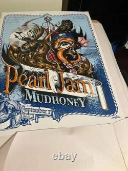 Pearl Jam w Mudhoney September 17th 2011 Sinkins poster 18x24
