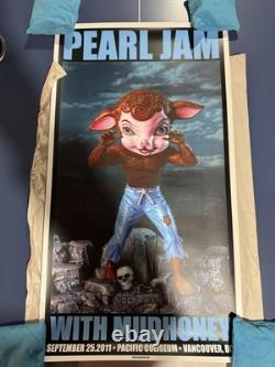 Pearl Jam with Mudhoney Poster September 25th 2011