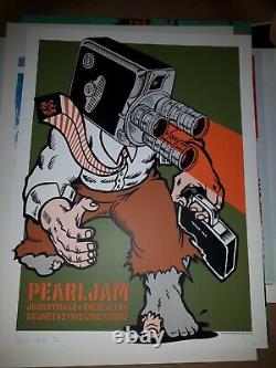 Pearl Jam03 Sydney Australia Ames Bros A/P Signe Poster/Ten, No code, vitalogy