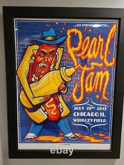Pearl jam chicago July 19th 2013 concert poster by munk