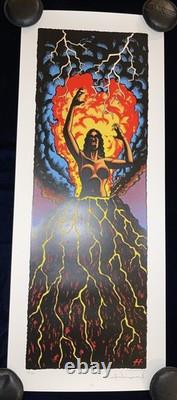 Pele Hawaiian Goddess of the Volcano Print Justin Hampton Pearl Jam Poster #13