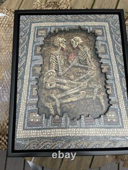 Prints On Wood x Emek Framed Eternal Embrace 11x14 Signed Pearl Jam Poster Art