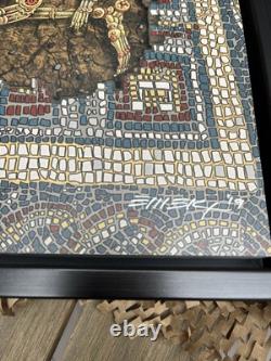 Prints On Wood x Emek Framed Eternal Embrace 11x14 Signed Pearl Jam Poster Art