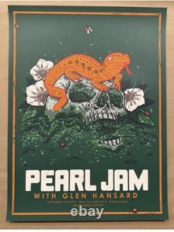 RARE 2024 Pearl Jam 9/7 Philadelphia PA Philly Concert Poster Todd Bratrud N1