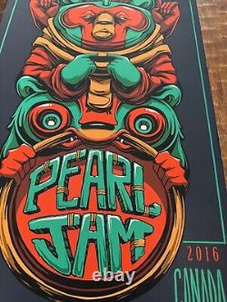 RARE Authentic Poster Pearl Jam The HOPE TOTEM Vedder. Impossible to Find Print