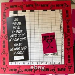 RARE Pearl Jam Limited Edition Box Set #900/1000 Mint CDs T-Shirt Posters Book