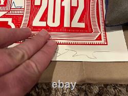 RARE Pearl Jam Philadelphia Made In America 2012 Poster Ames Bros Variant S/N