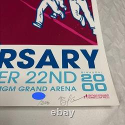 RARE Pearl Jam Poster Las Vegas 2000 Artist Edition Signed Numbered Ames Print