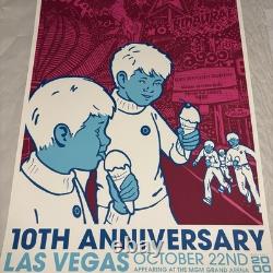 RARE Pearl Jam Poster Las Vegas 2000 Artist Edition Signed Numbered Ames Print