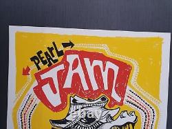 RARE Pearl Jam Sydney Australia 1998 Poster Ames Bros Vedder