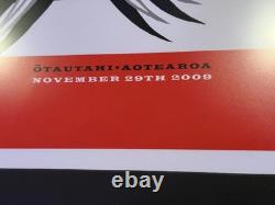 RARE Pearl Jam poster 2009 Christchurch New Zealand Tour