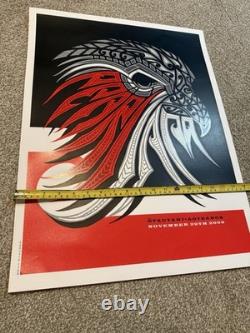 RARE Pearl Jam poster 2009 Christchurch New Zealand Tour