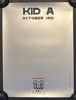 RARE Radiohead Kid A album promo mirror mylar poster foo fighters pearl jam