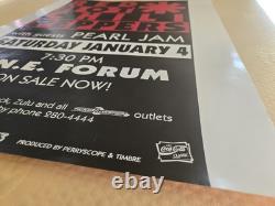 RARE Vintage PEARL JAM POSTER Red Hot Chili Peppers-Vancouver 1992 HOLY GRAIL