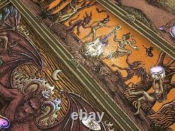 Rare Emek Black Keys Foil Poster Charlotte 2012 Sperry Pearl Jam Dave Matthews