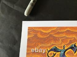 Rare Emek Poster Eddie Vedder Santa Barbara AE Doodled 21/100 Pearl Jam Phish AP