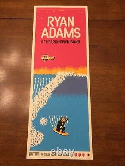 Ryan Adams poster 2017 Santa Barbara Minsloff Avett Pearl Jam Phish Emek Sperry