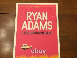 Ryan Adams poster 2017 Santa Barbara Minsloff Avett Pearl Jam Phish Emek Sperry