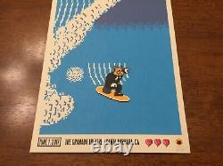 Ryan Adams poster 2017 Santa Barbara Minsloff Avett Pearl Jam Phish Emek Sperry