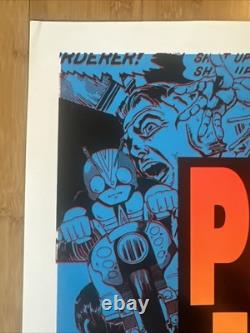 SIGNED TAZ 1993 PEARL JAM CONCERT POSTER LA Los Angeles Indio Empire Polo Club