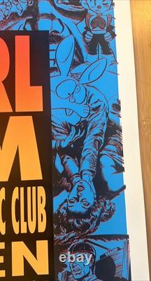 SIGNED TAZ 1993 PEARL JAM CONCERT POSTER LA Los Angeles Indio Empire Polo Club