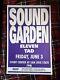 Soundgarden Poster 1994 San Jose Original Cornell Graham Not Nirvana Pearl Jam