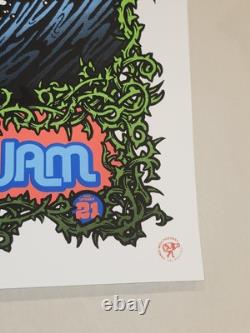 Seattle Surfing Sasquatch Pearl Jam Poster 2009. Great Condition