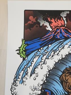 Seattle Surfing Sasquatch Pearl Jam Poster 2009. Great Condition